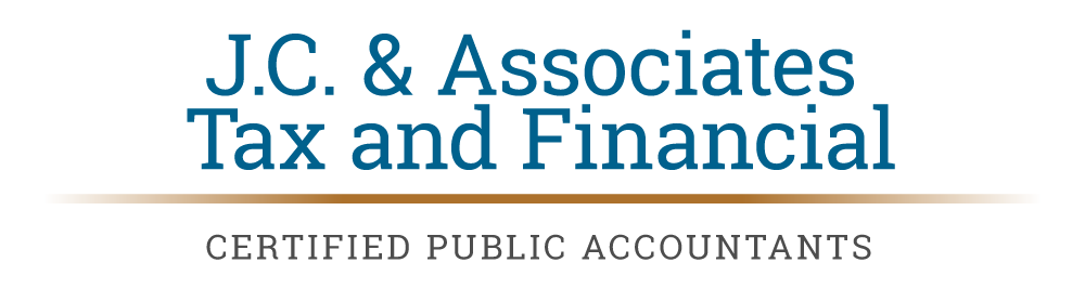 J.C. & Associates Tax and Financial Logo
